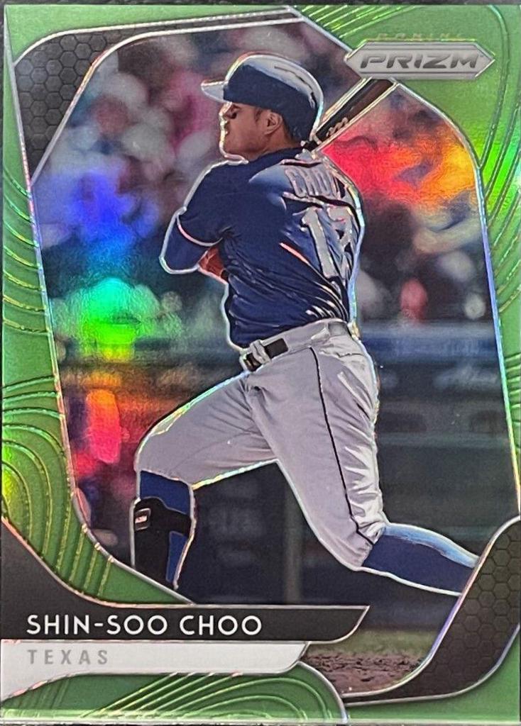 Shin Soo Choo [Lime Green Prizm] #6