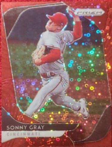 Sonny Gray [Red Donut Circles Prizm] #136