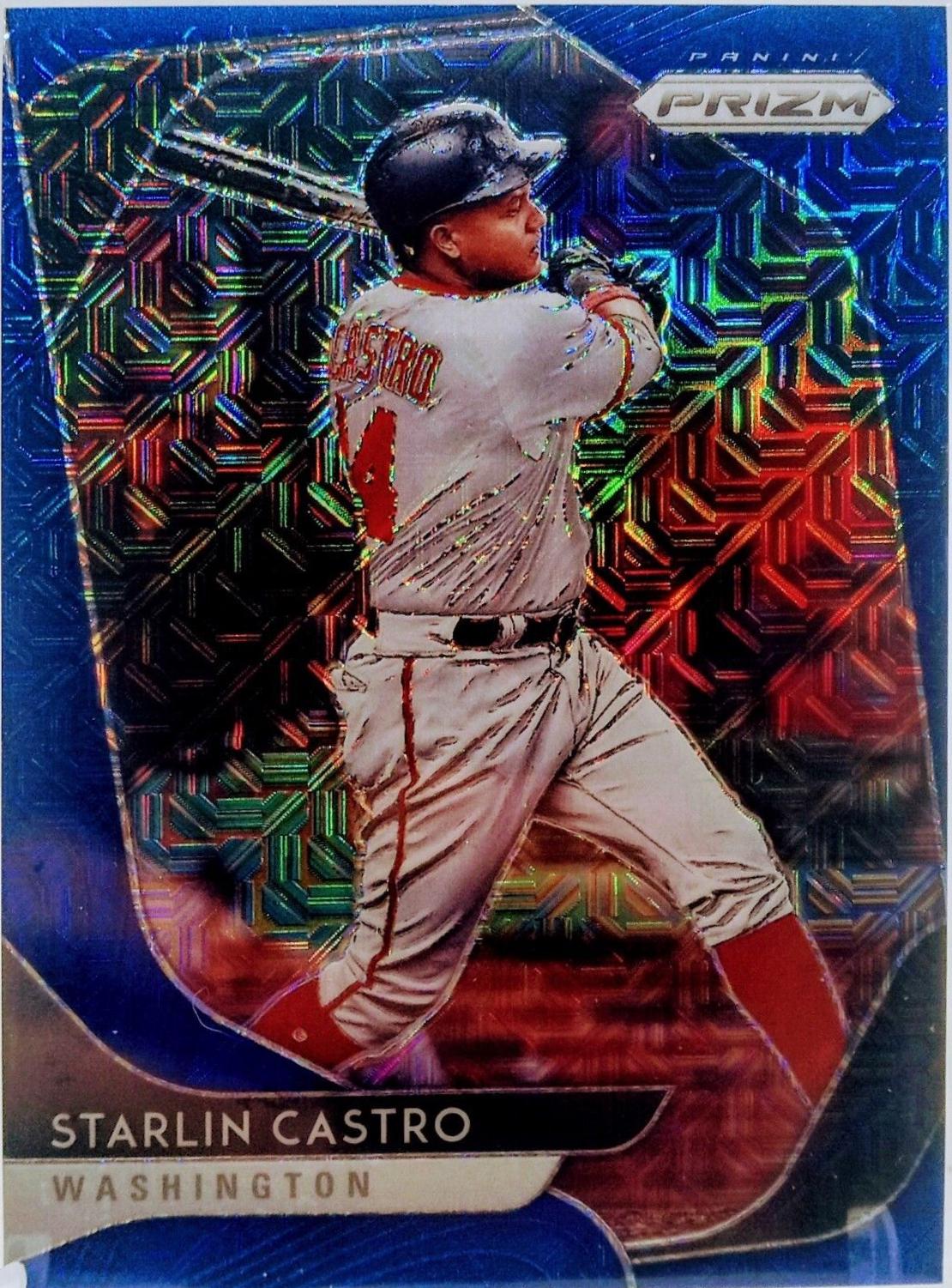 Starlin Castro [Blue Mojo Prizm] #144