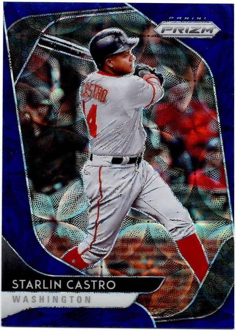 Starlin Castro [Navy Blue Kaleidoscope Prizm] #144