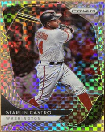 Starlin Castro [Power Plaid Prizm] #144