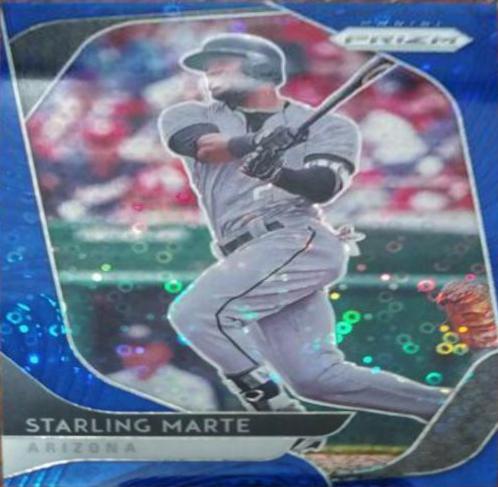 Starling Marte [Blue Donut Circles Prizm] #41