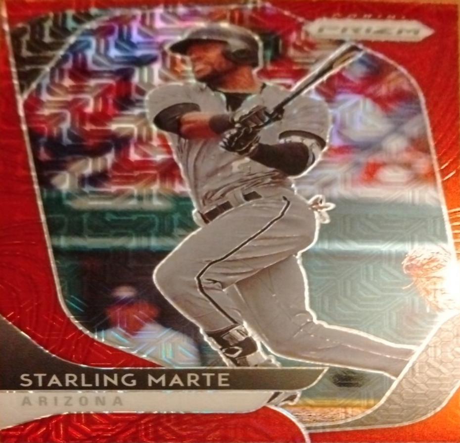 Starling Marte [Red Mojo Prizm] #41