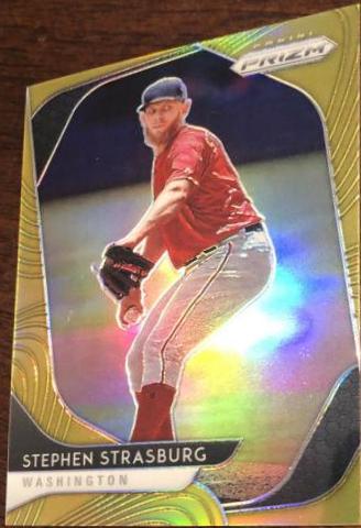 Stephen Strasburg [Gold Prizm] #93