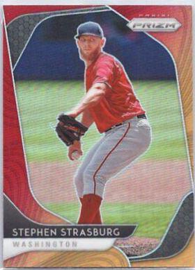 Stephen Strasburg [Red Orange Prizm] #93