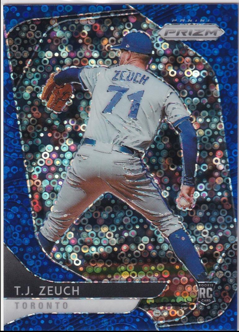 T.J. Zeuch [Blue Donut Circles Prizm] #3