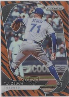 T.J. Zeuch [Tiger Stripe Prizm] #3