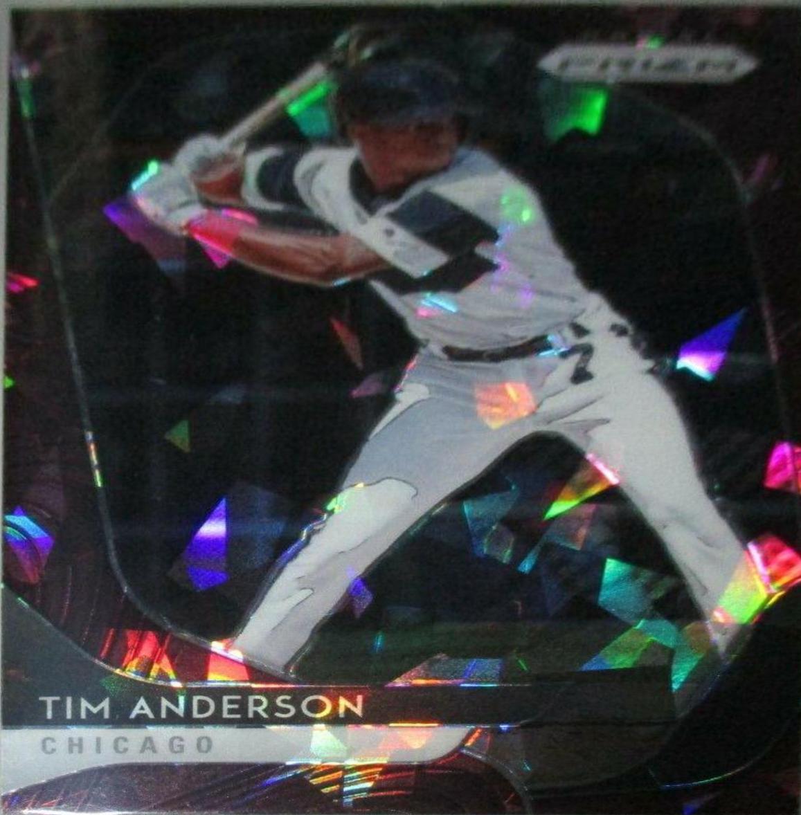Tim Anderson [Burgundy Cracked Ice Prizm] #161