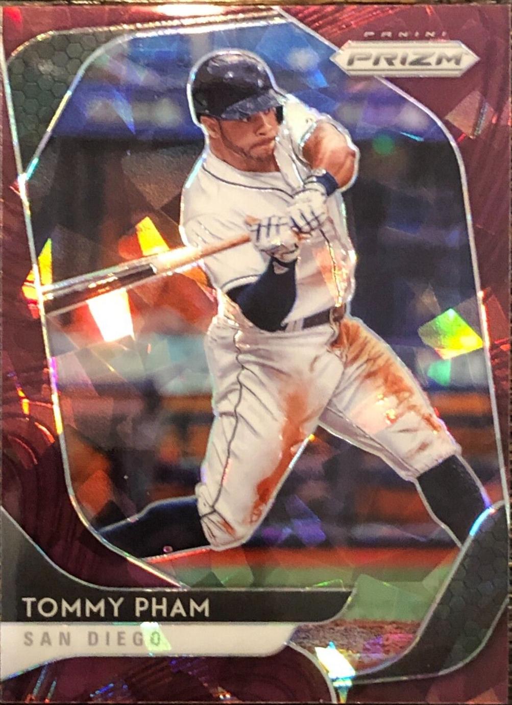 Tommy Pham [Burgundy Cracked Ice Prizm] #29