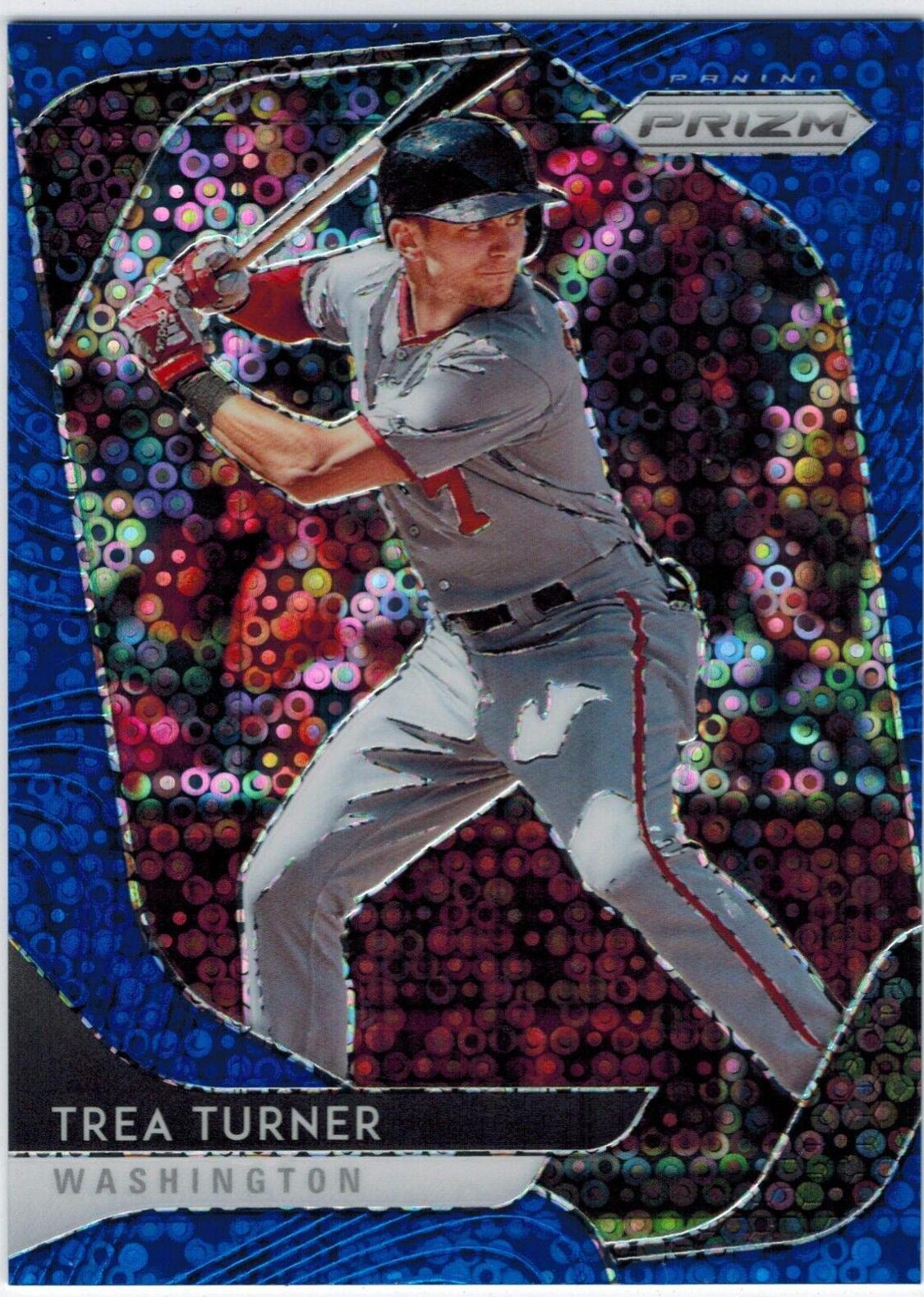 Trea Turner [Blue Donut Circles Prizm] #148