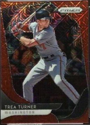 Trea Turner [Red Mojo Prizm] #148