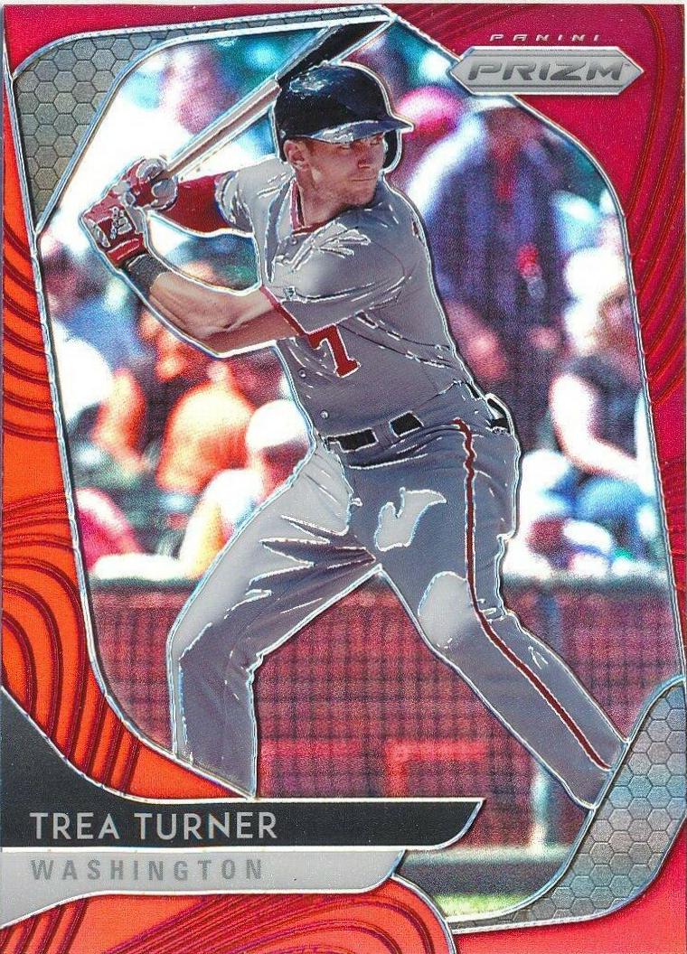 Trea Turner [Red Prizm] #148