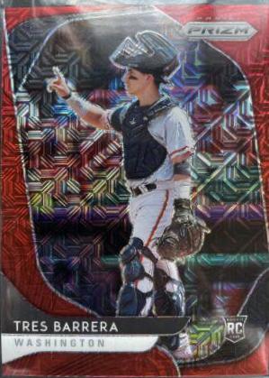 Tres Barrera [Red Wave Prizm] #206