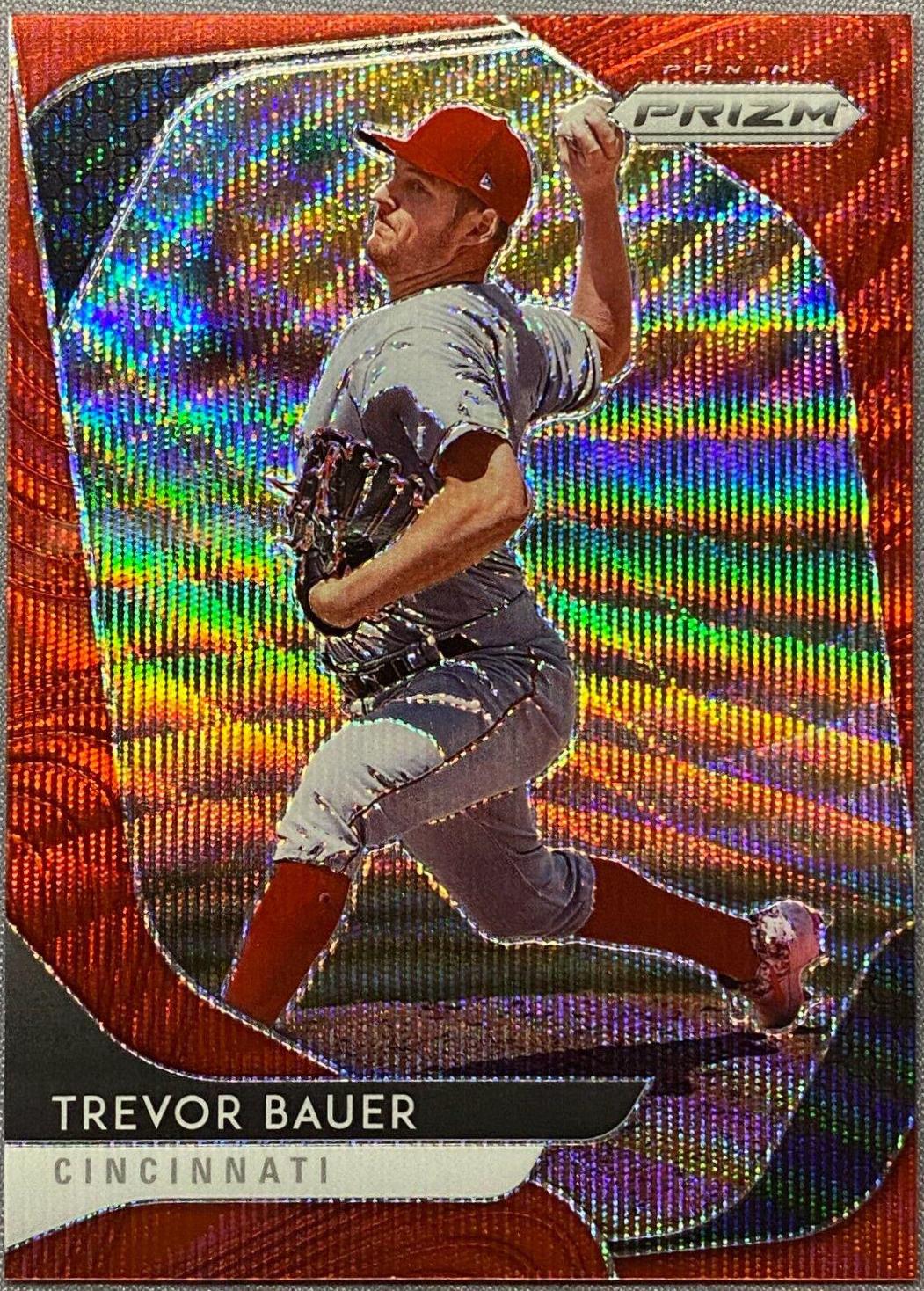 Trevor Bauer [Red Wave Prizm] #174