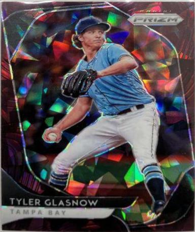 Tyler Glasnow [Burgundy Cracked Ice Prizm] #176