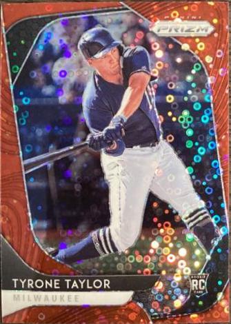 Tyrone Taylor [Red Donut Circles Prizm] #69
