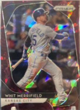 Whit Merrifield [Burgundy Cracked Ice Prizm] #246