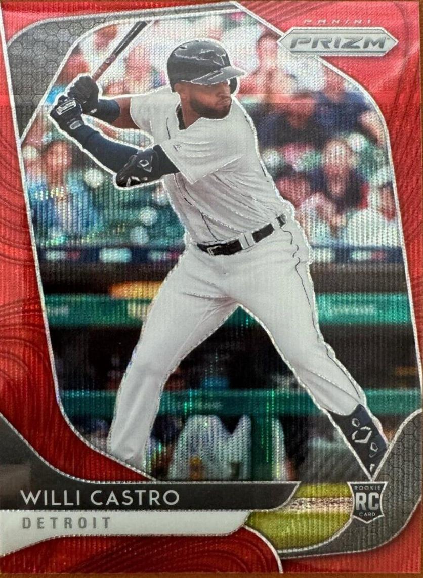 Willi Castro [Red Donut Circles Prizm] #113