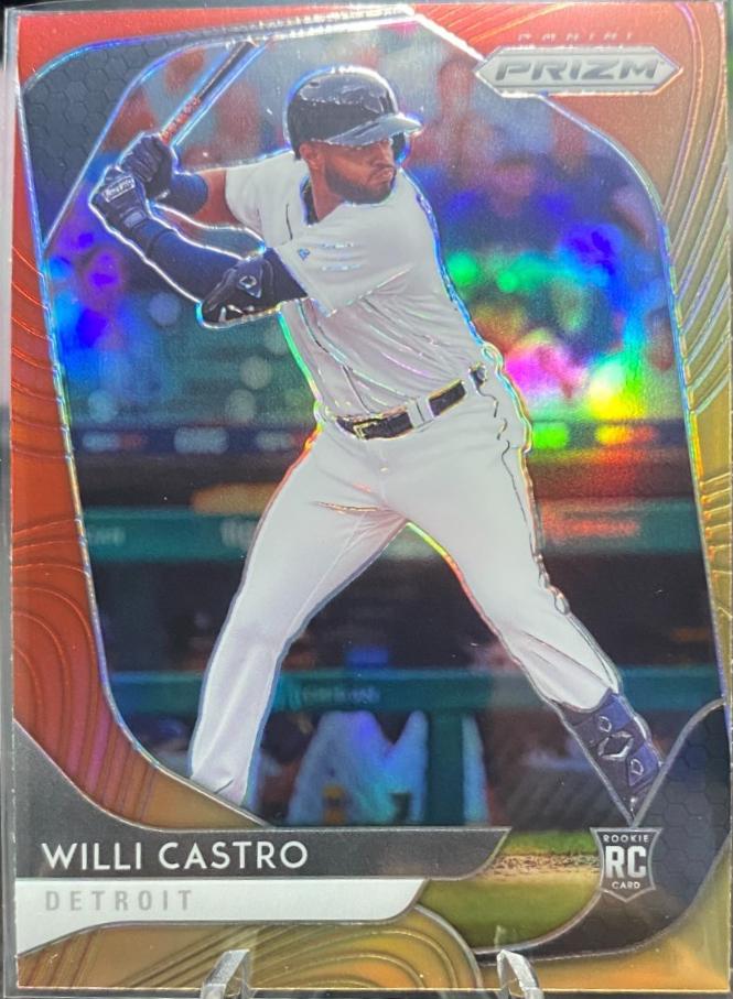 Willi Castro [Red Orange Prizm] #113