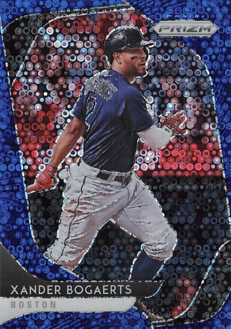 Xander Bogaerts [Blue Donut Circles Prizm] #143