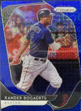 Xander Bogaerts [Blue Mojo Prizm] #143