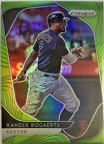 Xander Bogaerts [Lime Green Prizm] #143