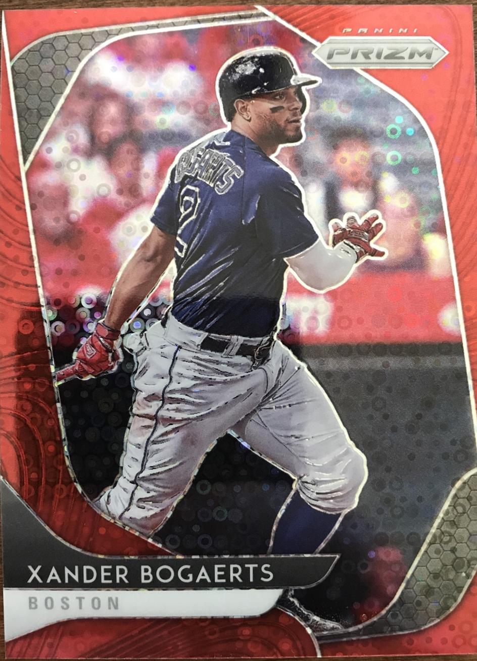 Xander Bogaerts [Red Donut Circles Prizm] #143