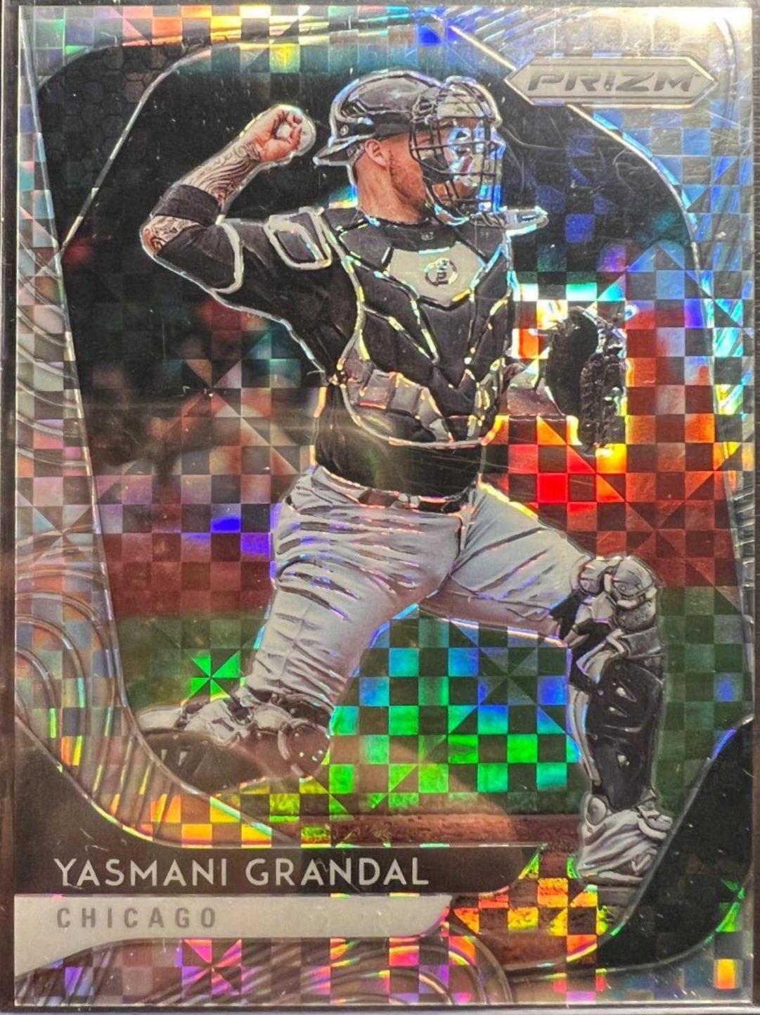 Yasmani Grandal [Power Plaid Prizm] #12
