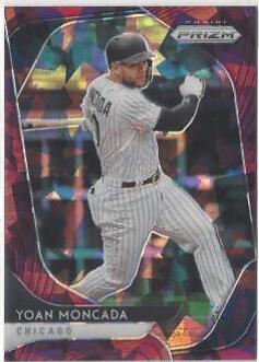Yoan Moncada [Burgundy Cracked Ice Prizm] #208