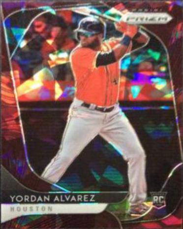 Yordan Alvarez [Burgundy Cracked Ice Prizm] #181