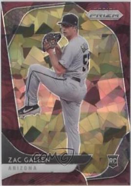 Zac Gallen [Burgundy Cracked Ice Prizm] #40