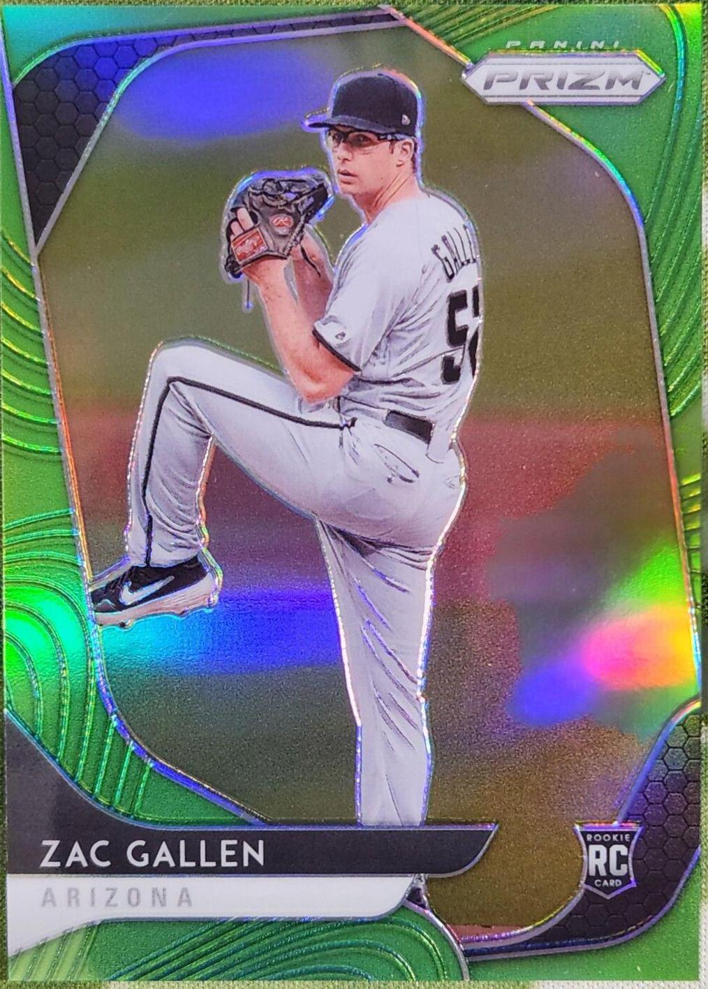 Zac Gallen [Lime Green Prizm] #40
