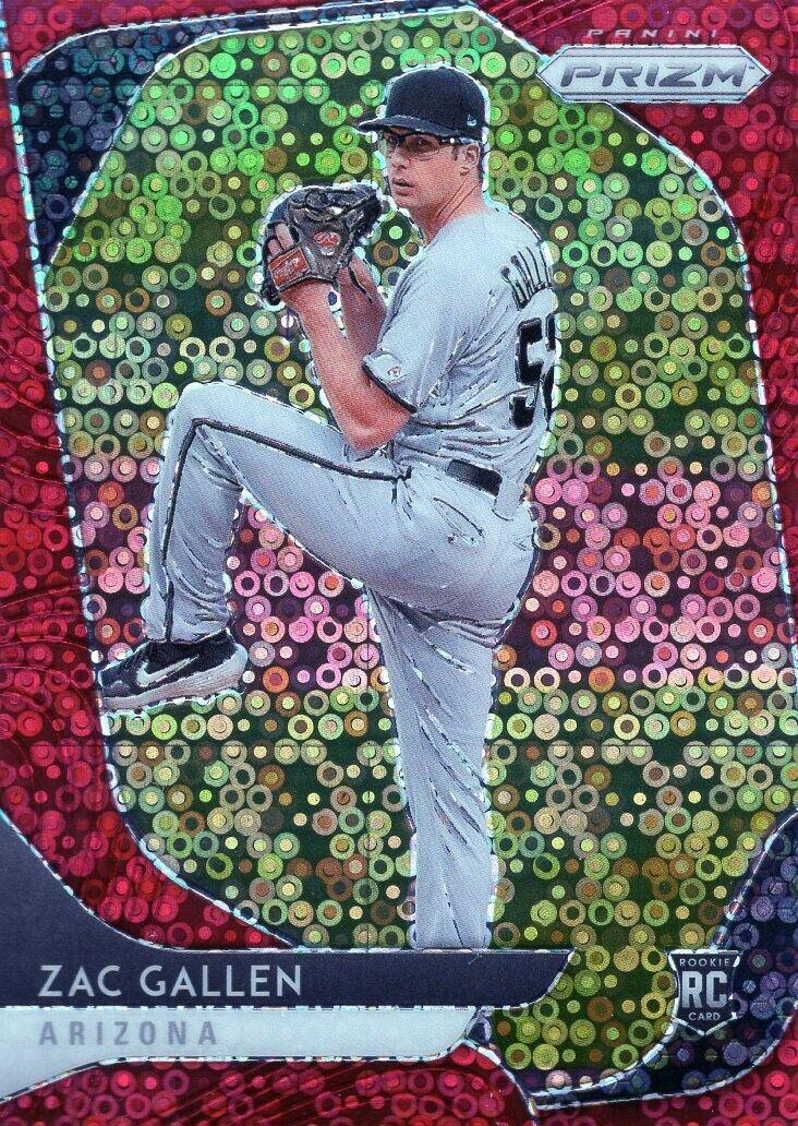 Zac Gallen [Red Donut Circles Prizm] #40