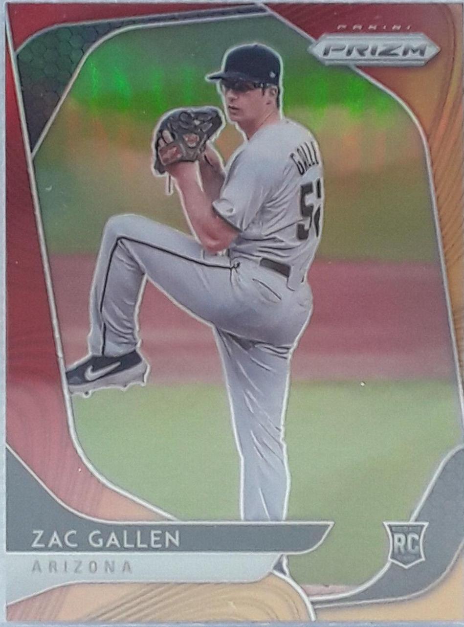 Zac Gallen [Red Orange Prizm] #40