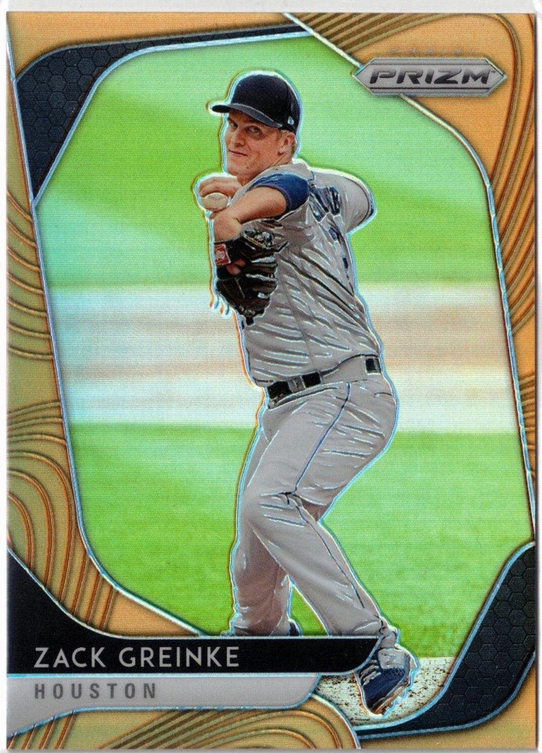 Zack Greinke [Neon Orange Prizm] #239