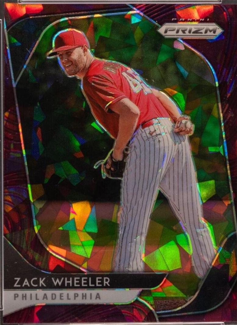 Zack Wheeler [Burgundy Cracked Ice Prizm] #248