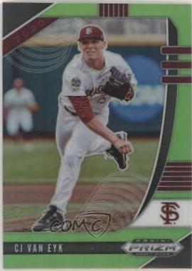 CJ Van Eyk [Lime Green Prizm] #PDP42