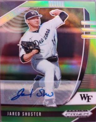 Jared Shuster [Autograph Lime Green Prizm] #PDP25