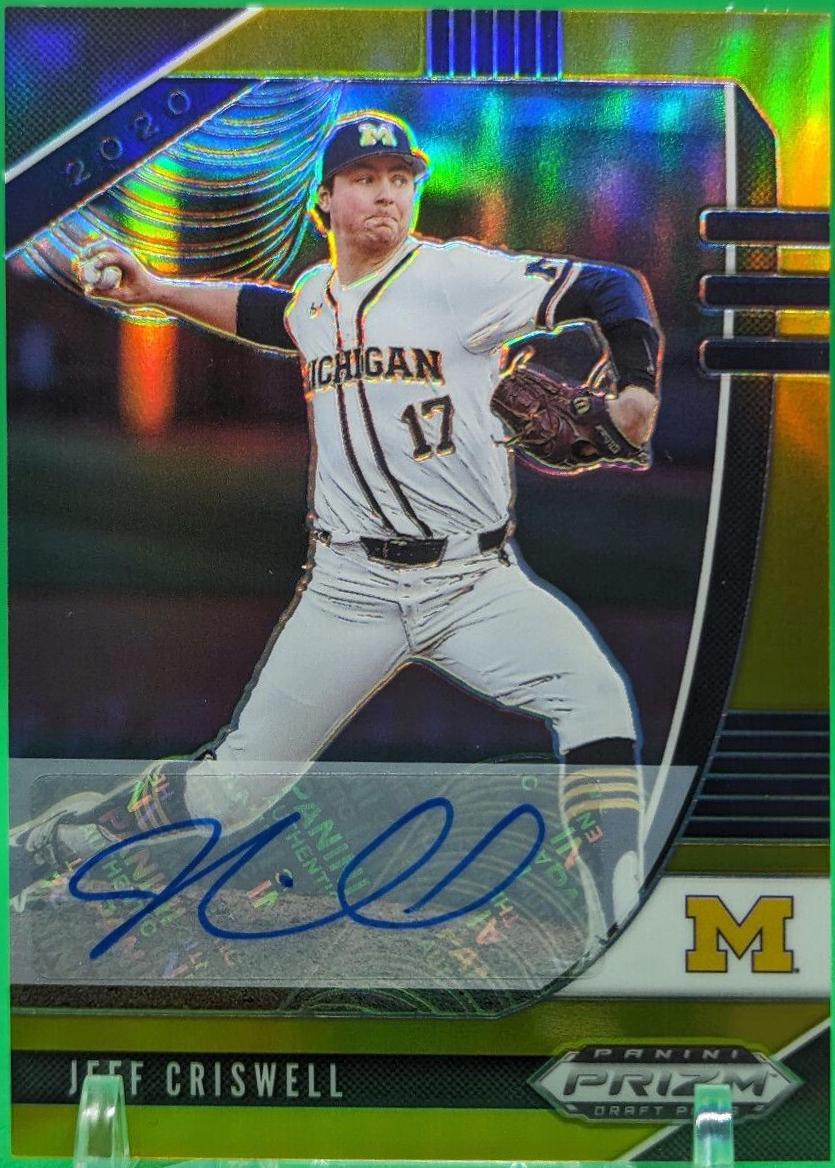 Jeff Criswell [Autograph Gold Prizm] #PDP58