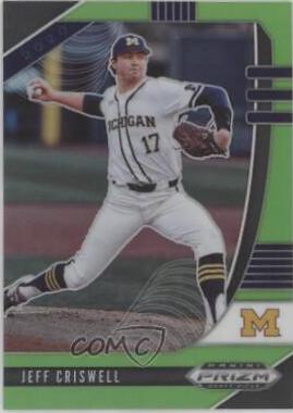 Jeff Criswell [Lime Green Prizm] #PDP58