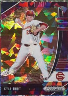 Kyle Hurt [Burgundy Cracked Ice Prizm] #PDP134