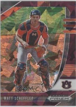 Matt Scheffler [Burgundy Cracked Ice Prizm] #PDP105