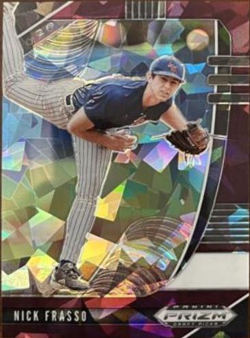 Nick Frasso [Burgundy Cracked Ice Prizm] #PDP106