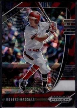 Robert Hassell [Burgundy Cracked Ice Prizm] #PDP8