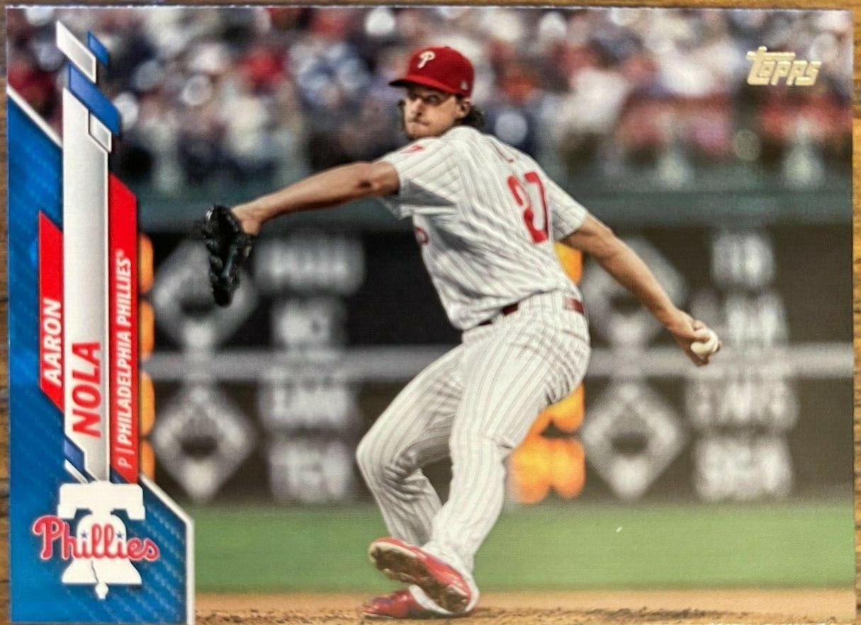 Aaron Nola [Father's Day Blue] #190
