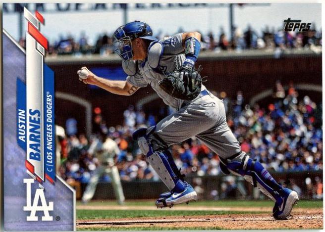 Austin Barnes [Father's Day Blue] #80