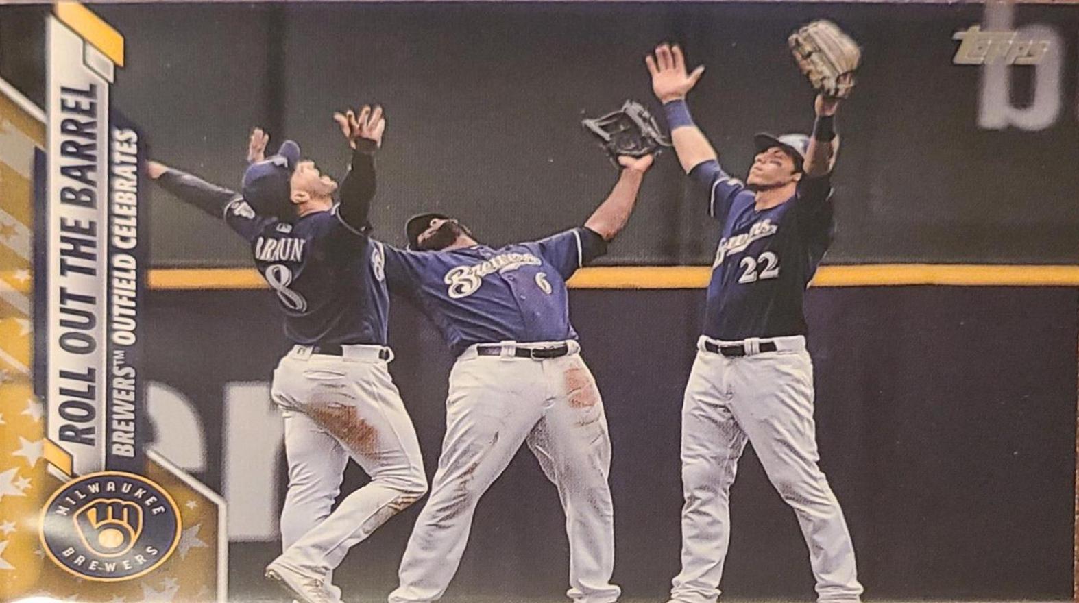 Christian Yelich / Ryan Braun / Lorenzo Cain [Gold] #611