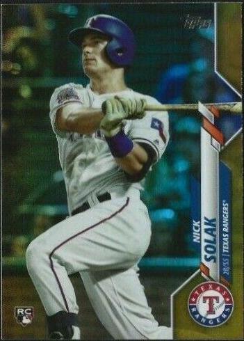 Nick Solak [Gold Foil] #166