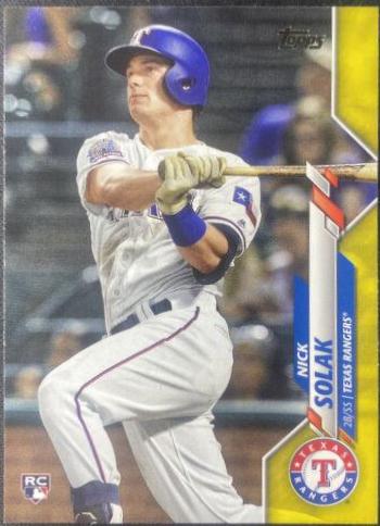 Nick Solak [Yellow] #166