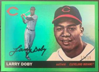 Larry Doby [Green Holo Foil] #76
